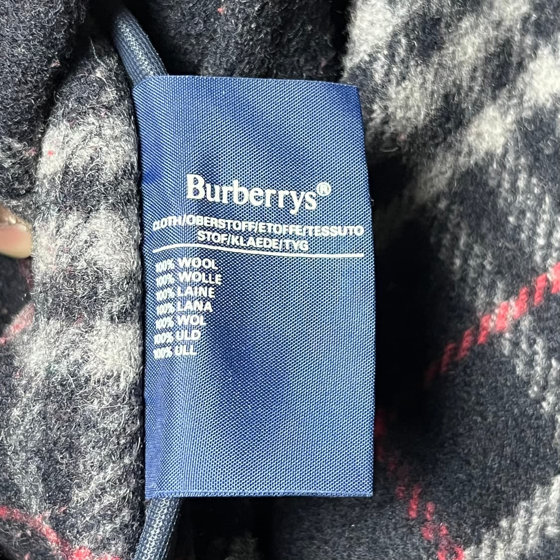 [Burberry] 90's 버버리 울 더플 후드 코트 상품이미지6