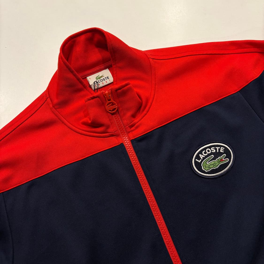 [105] 라코스테 스포츠 네이비/레드 트랙 자켓 D116 상품이미지3