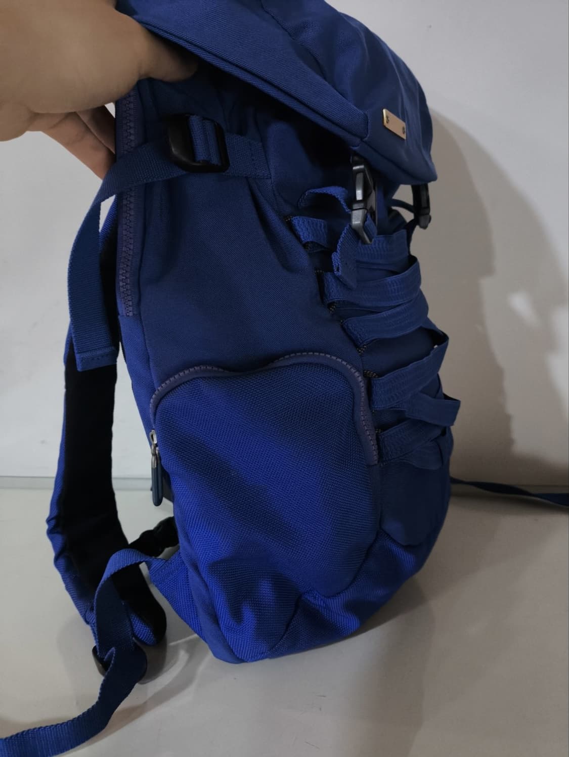만다리나덕 캐리어백팩 노트북백팩 블루 상품이미지3