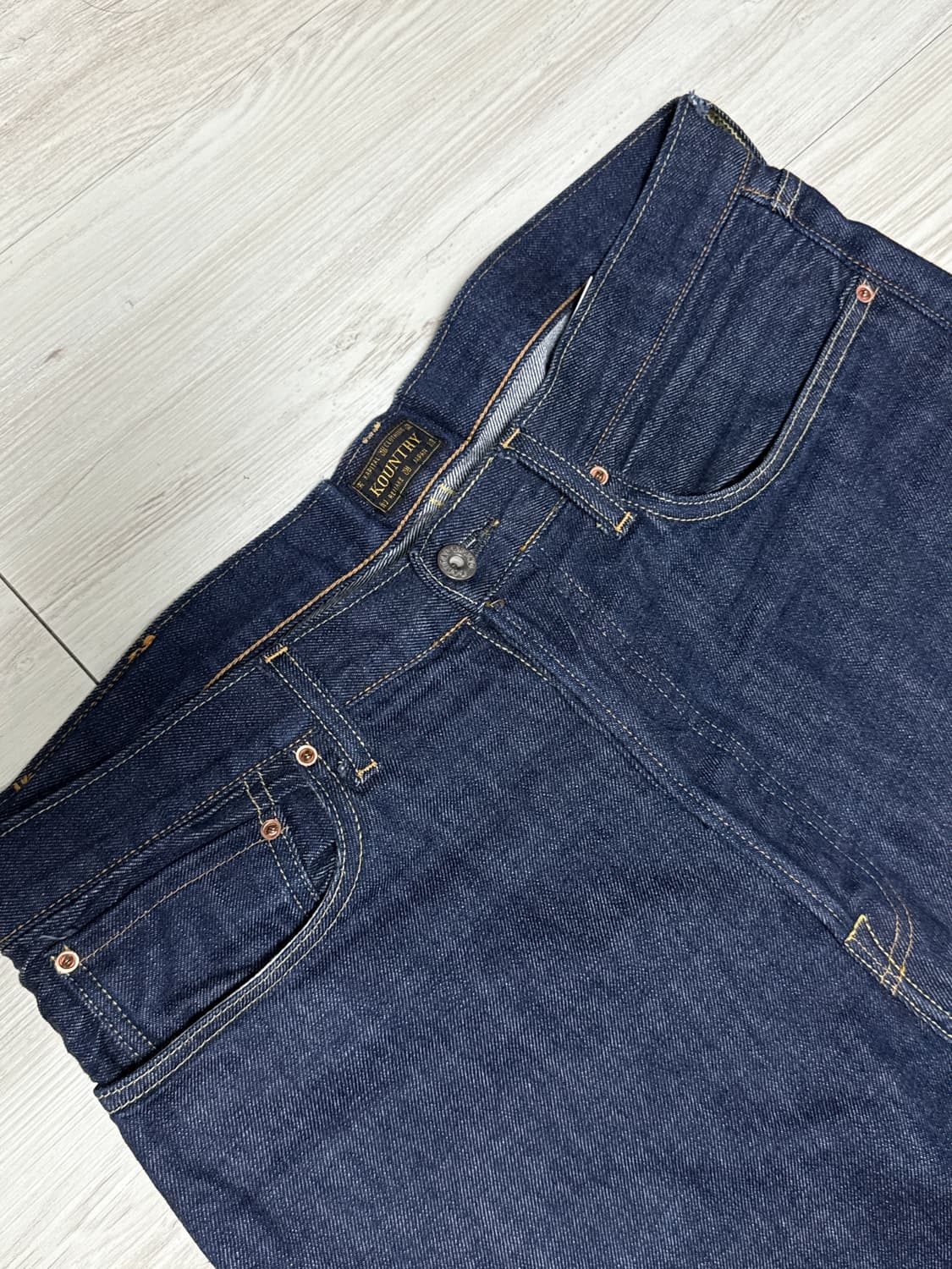 캐피탈 12.5온즈 본 데님 팬츠 상품이미지3