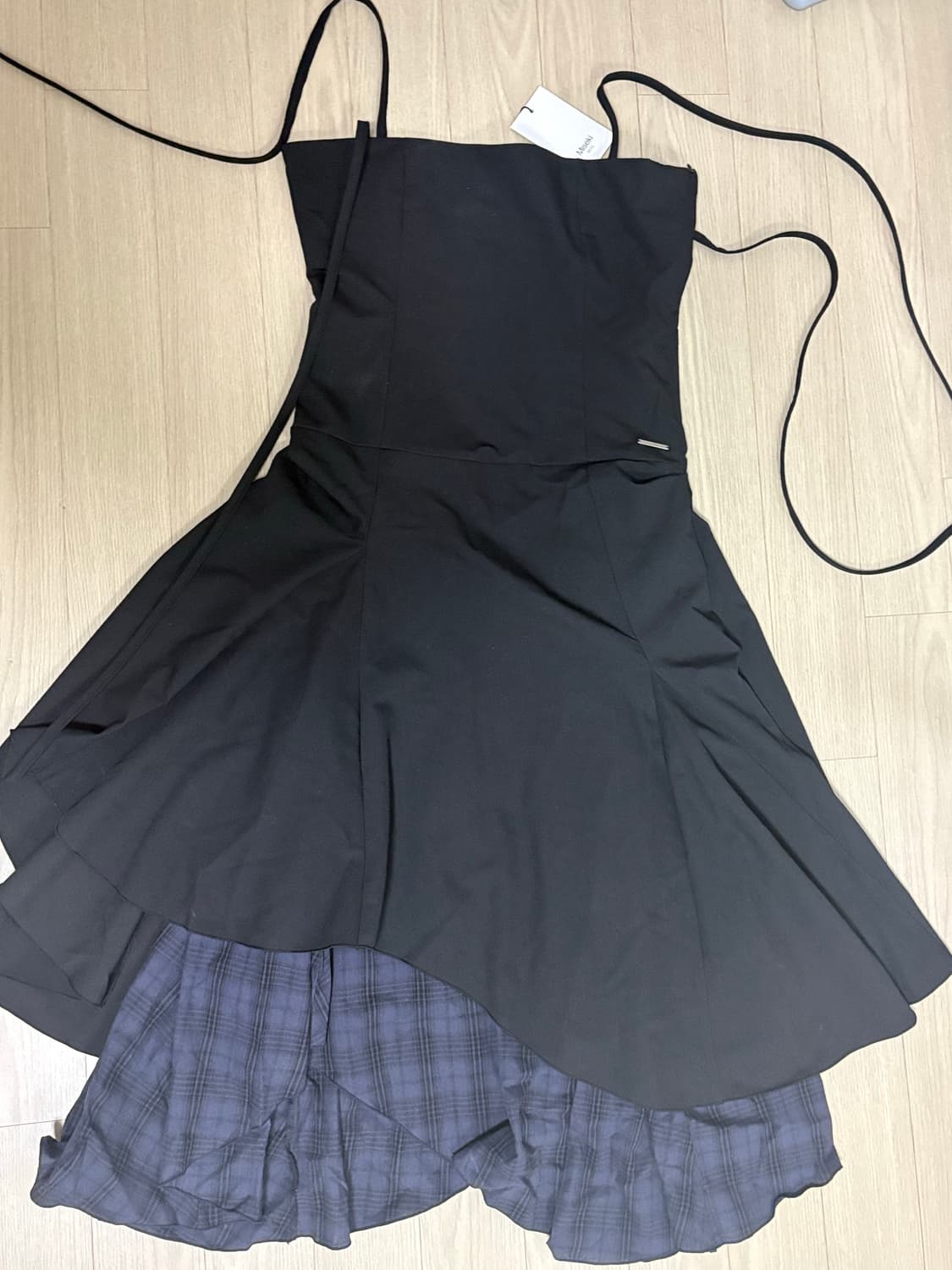 미세키서울 unbalanced layered one piece 상품이미지2