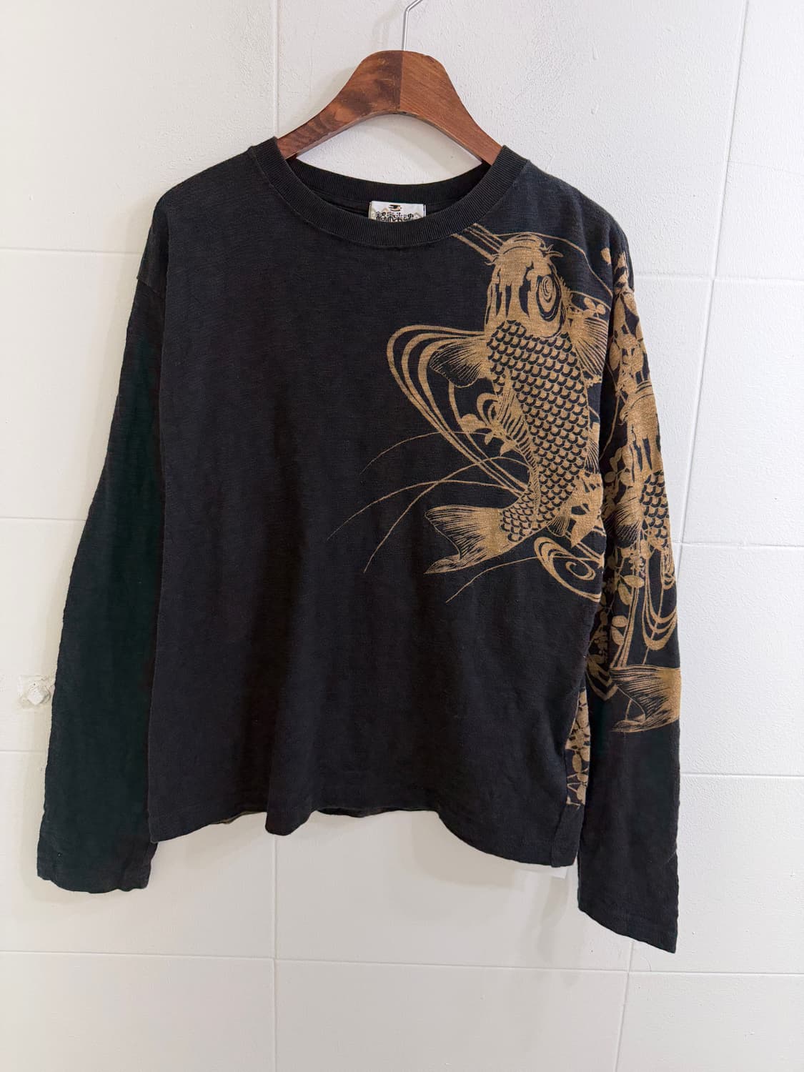 카라쿠리타마시이 오리엔탈 자수 프린팅 롱슬리브 상품이미지3