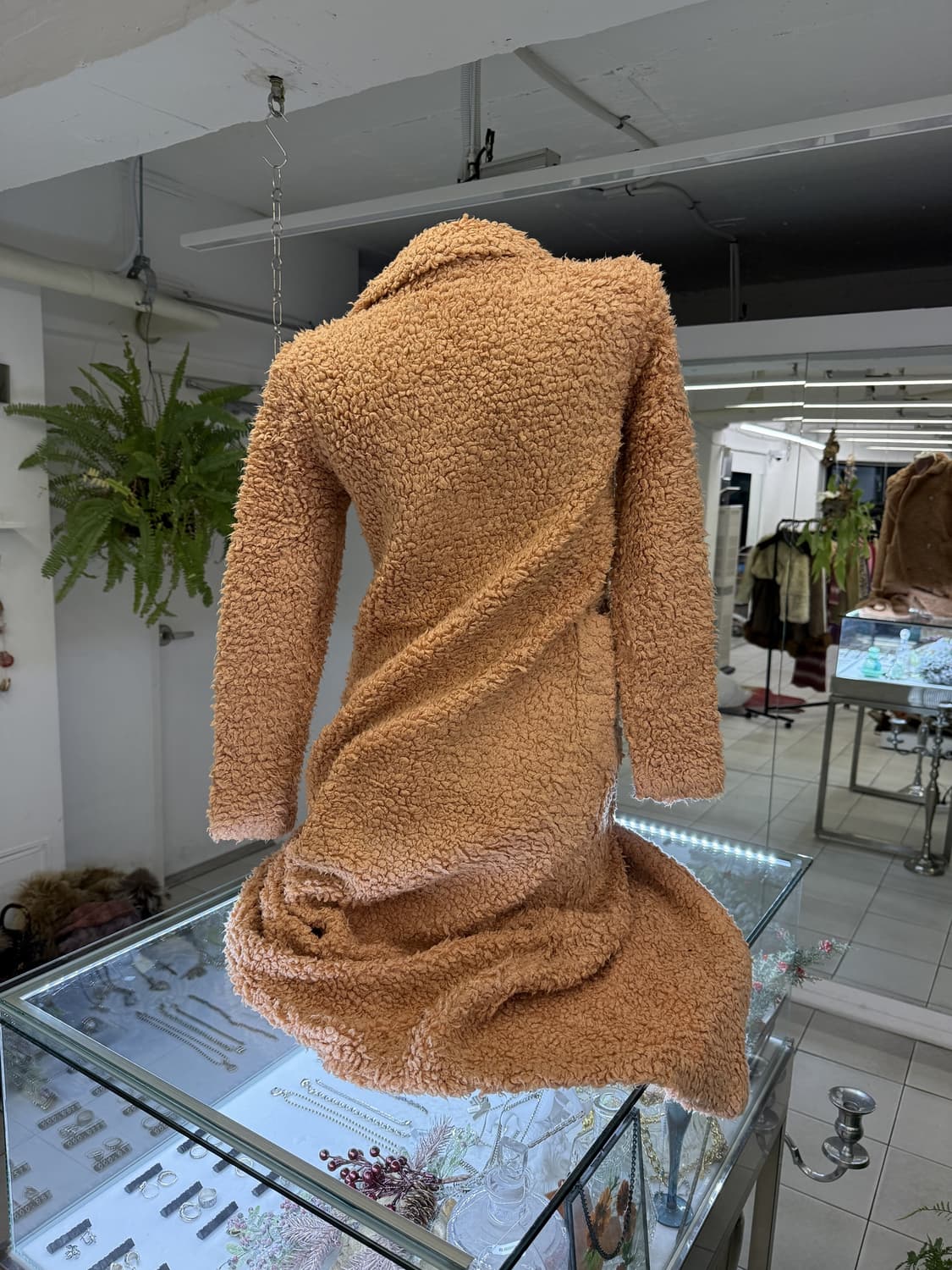 fleece double maxi coat 상품이미지4