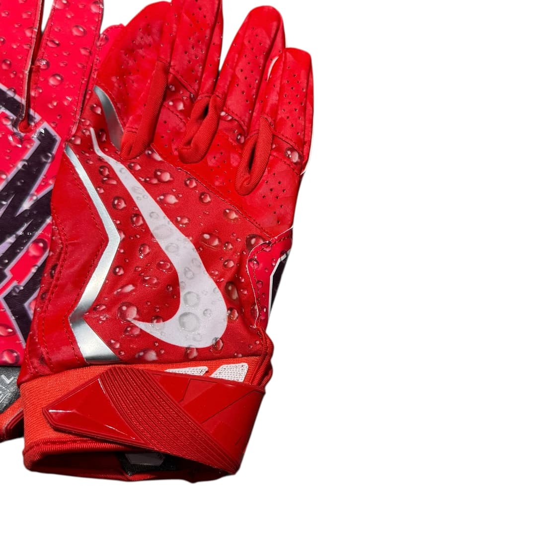 슈프림 X 나이키 베이퍼 제트 4.0 풋볼 글러브 레드 L 사이즈 상품이미지5