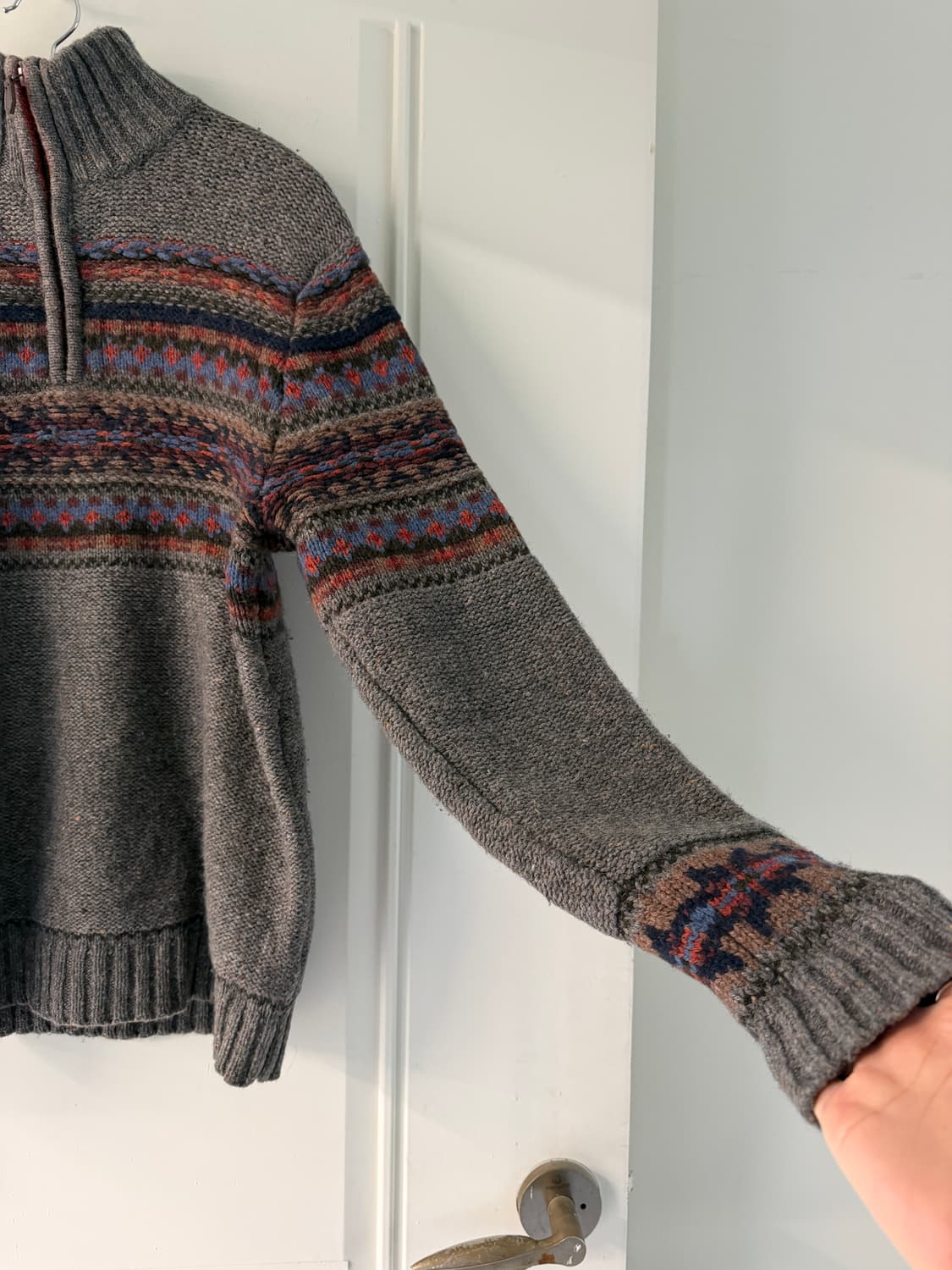 빈티지 페어아일 하프집업 스웨터 상품이미지8