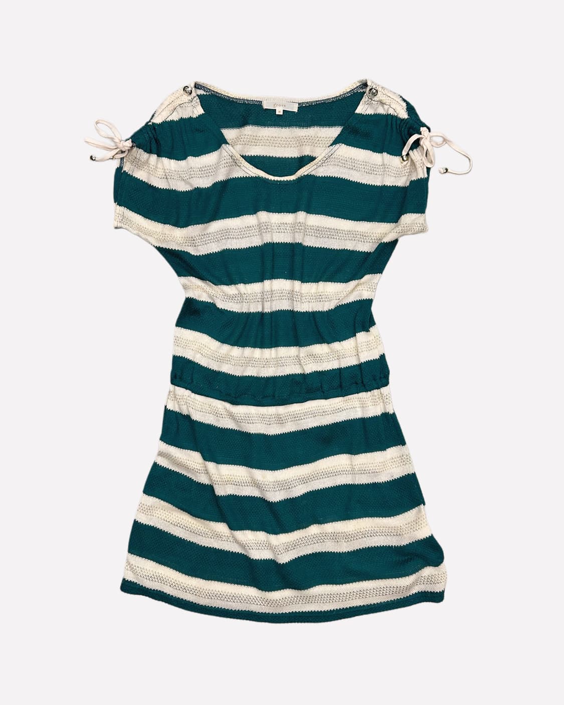 stripe shirring knit dress 상품이미지1