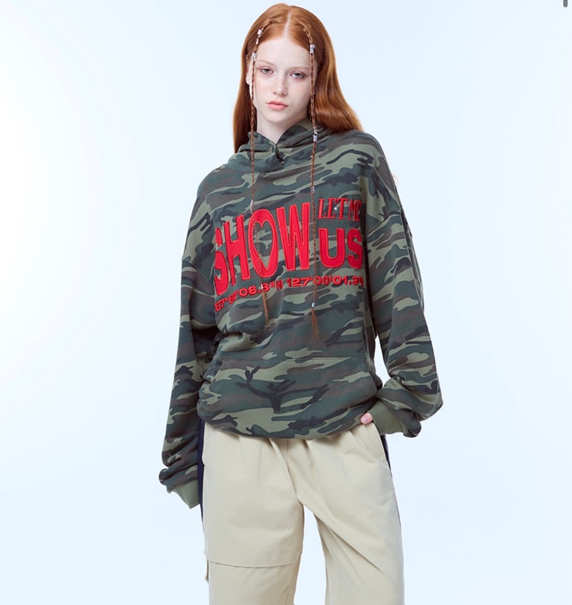 러브이즈트루 카모 후드 (free) 상품이미지1