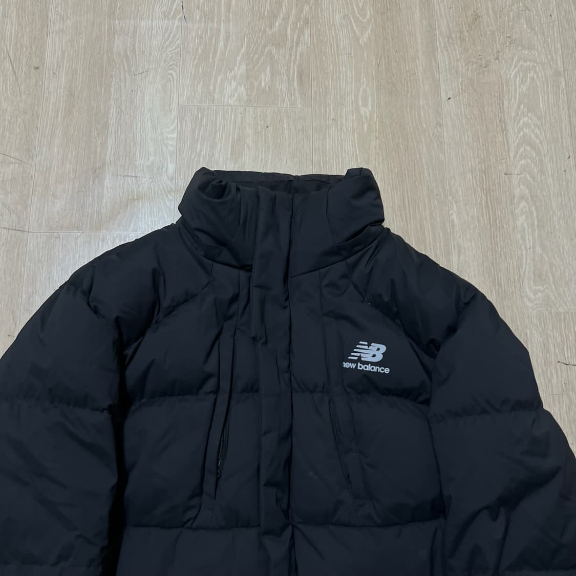 뉴발란스 베이직 로고 덕다운 패딩 S/90 상품이미지2
