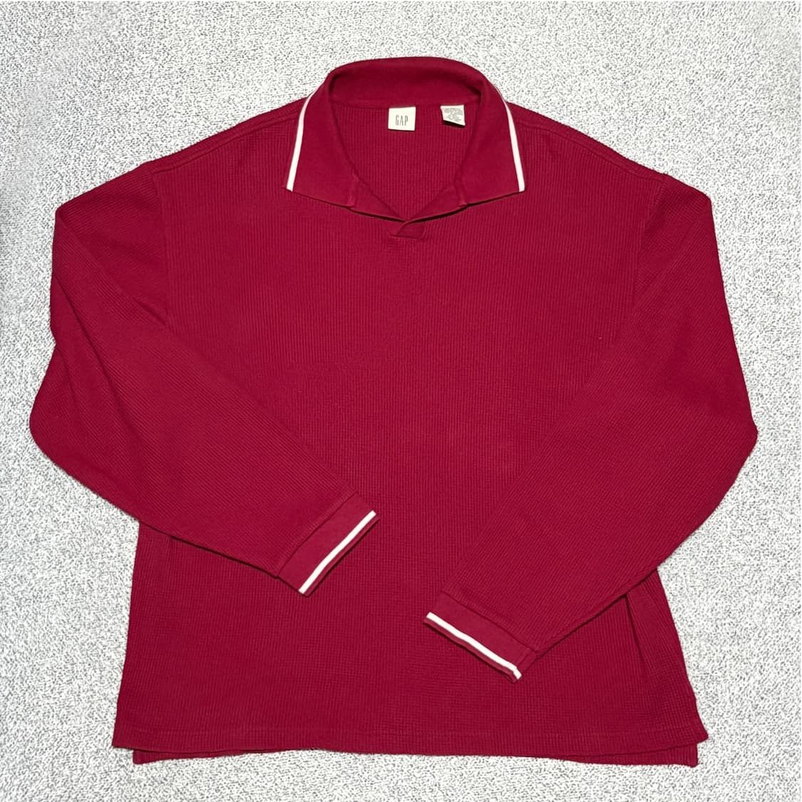 90s 올드 갭 와플 폴로 티셔츠 상품이미지1