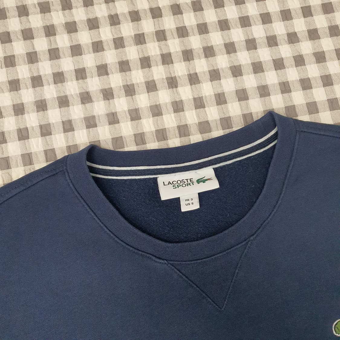 라코스테 기모 슬림핏 맨투맨 남자95 상품이미지2