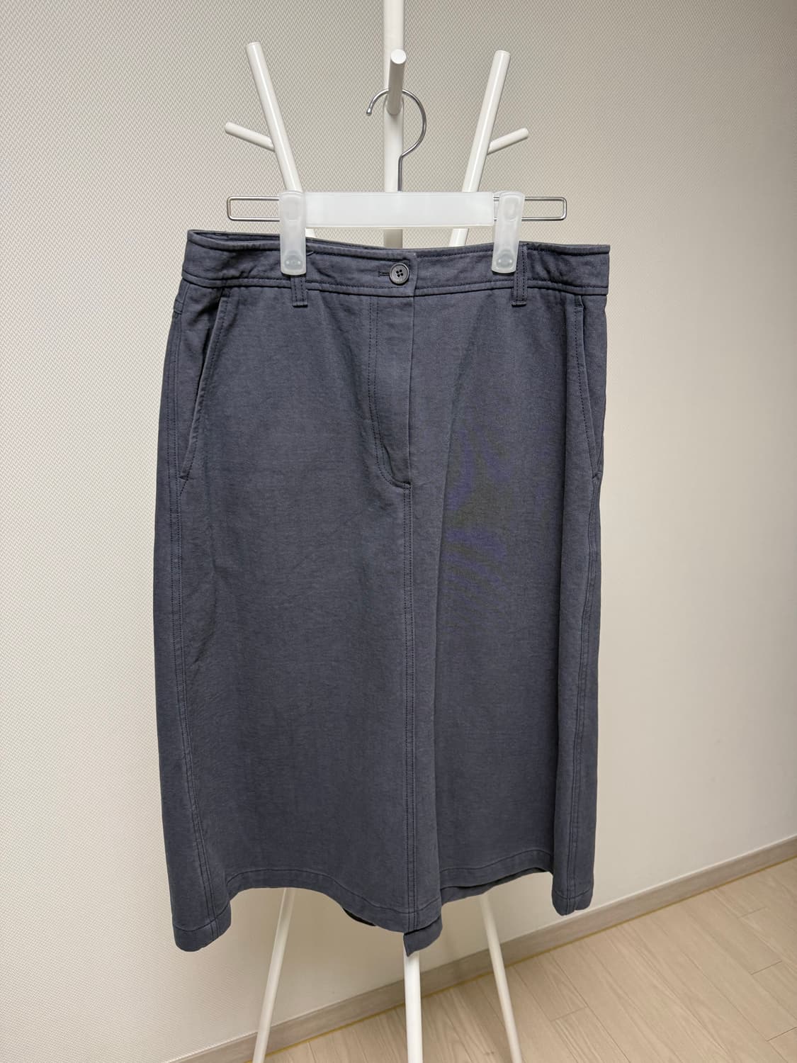 LFM 코튼 A라인 스커트 (블루 / M) 상품이미지4