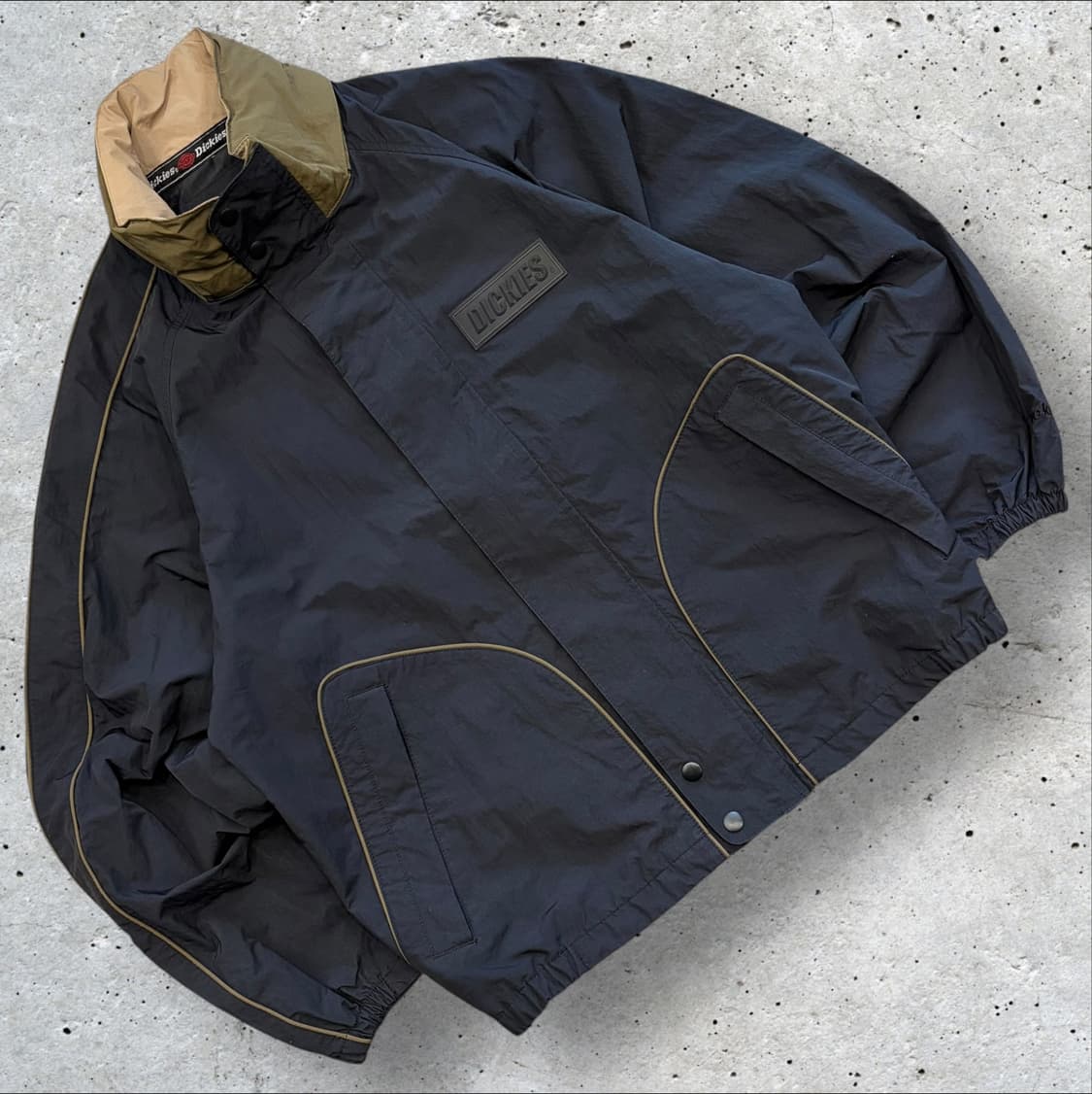 [L] 디키즈 나일론 블랙 바람막이 점퍼 C155 상품이미지1