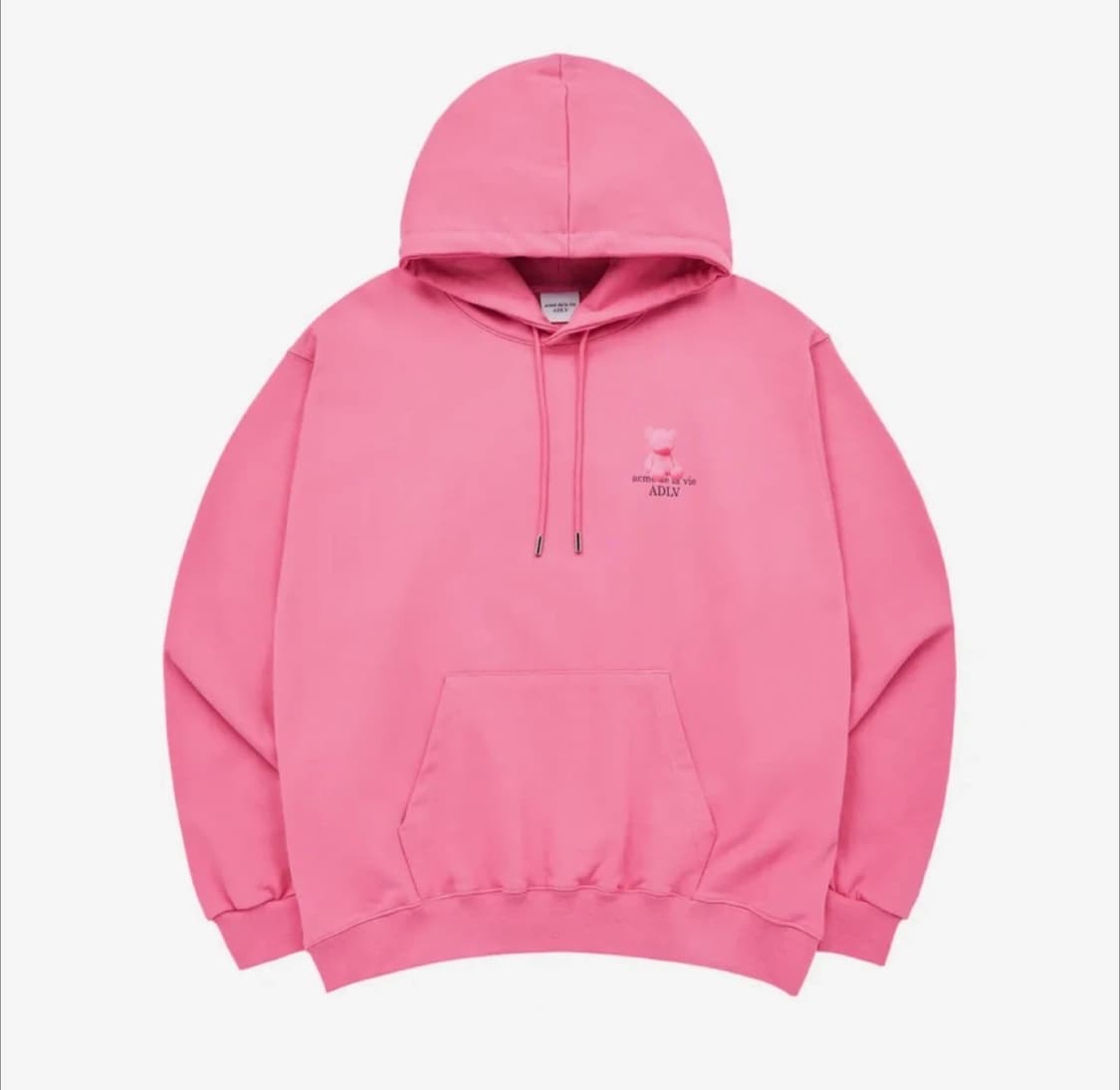 아크메드라비 FUZZY BEAR HOODIE DARK PINK 상품이미지1