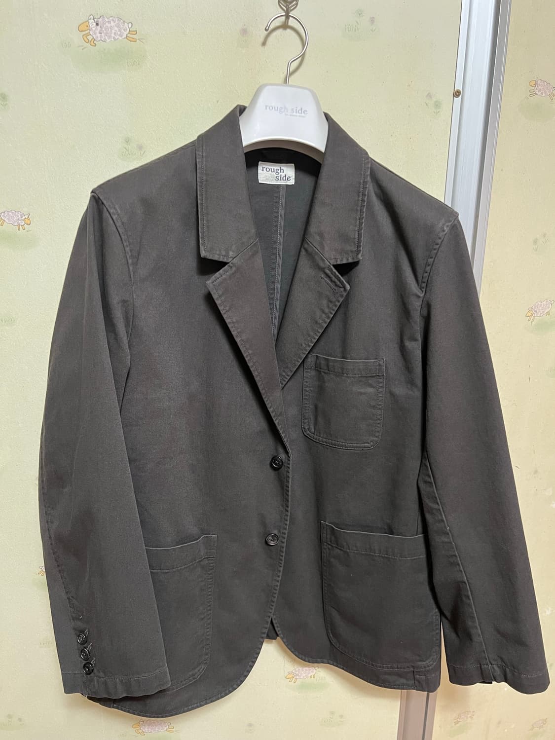 러프사이드 슬롭재킷(차콜 2사이즈)팝니다 상품이미지2