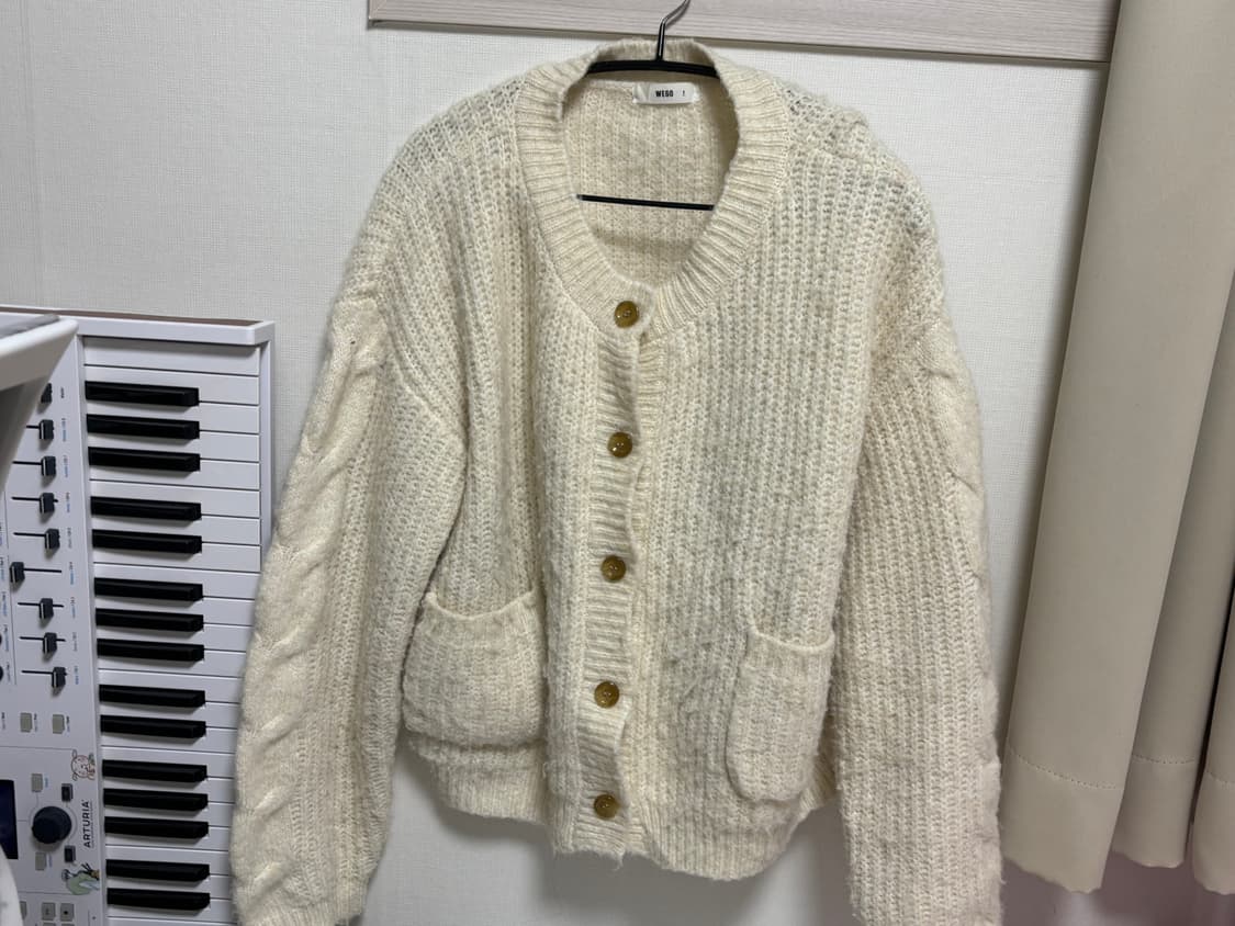 빈티지 아이보리 가디건 상품이미지1