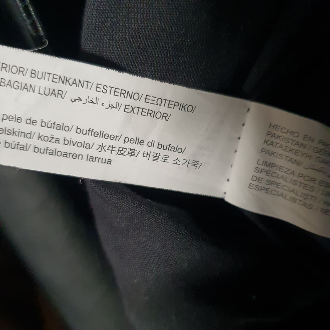 [M] 자라 가죽 자켓 (버팔로 소가죽) 상품이미지10