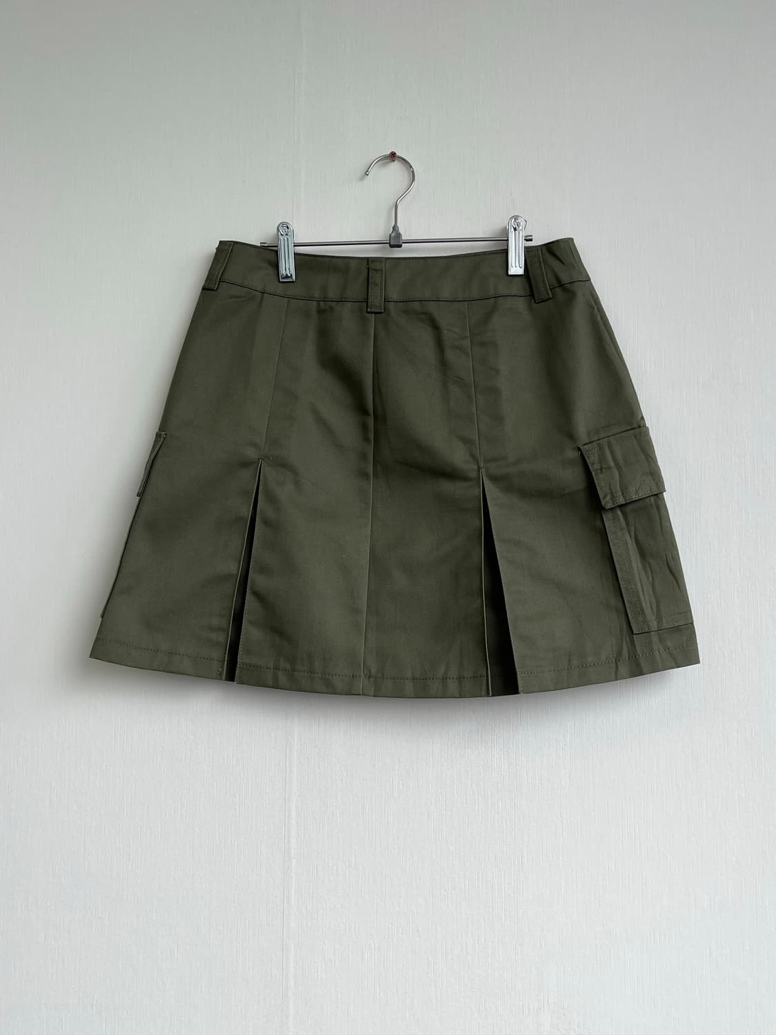 Vintage Khaki Pocket Mini Skirt 상품이미지3