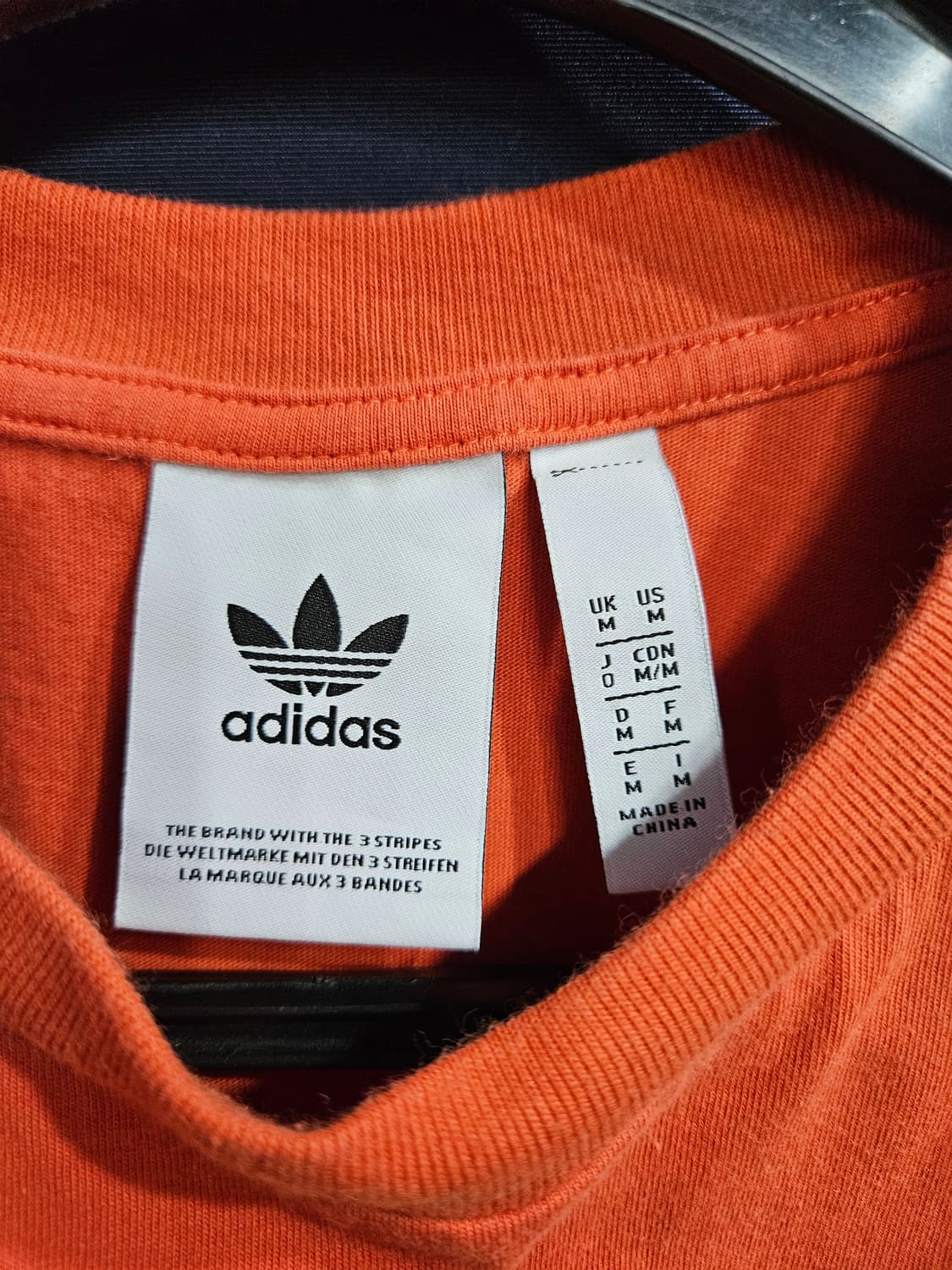 아디다스 프린팅 오렌지 남성 95 반팔티  상품이미지3