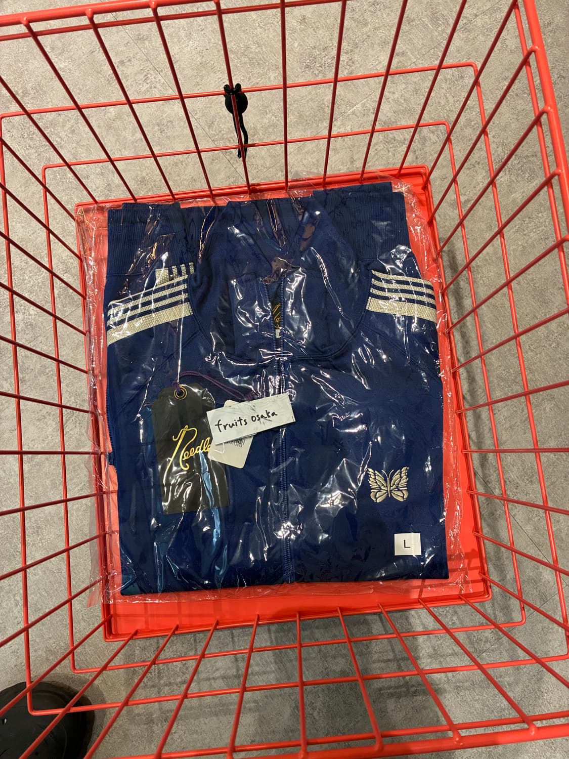 니들스 x LHP 폴리트랙자킷 로얄블루L 상품이미지2