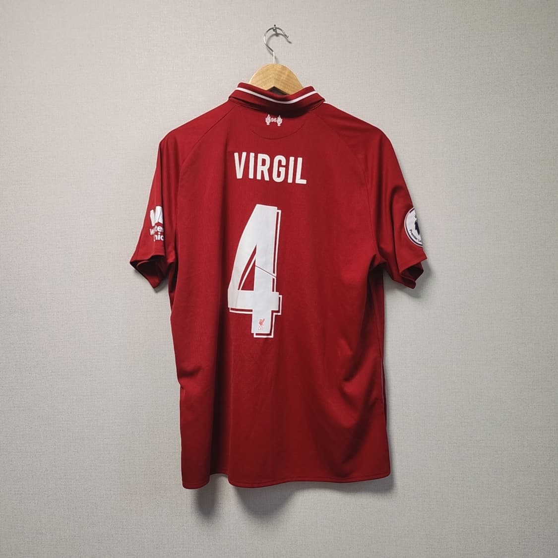 [XL] 18-19 시즌 뉴발란스 리버풀 반다이크 유니폼 상품이미지1