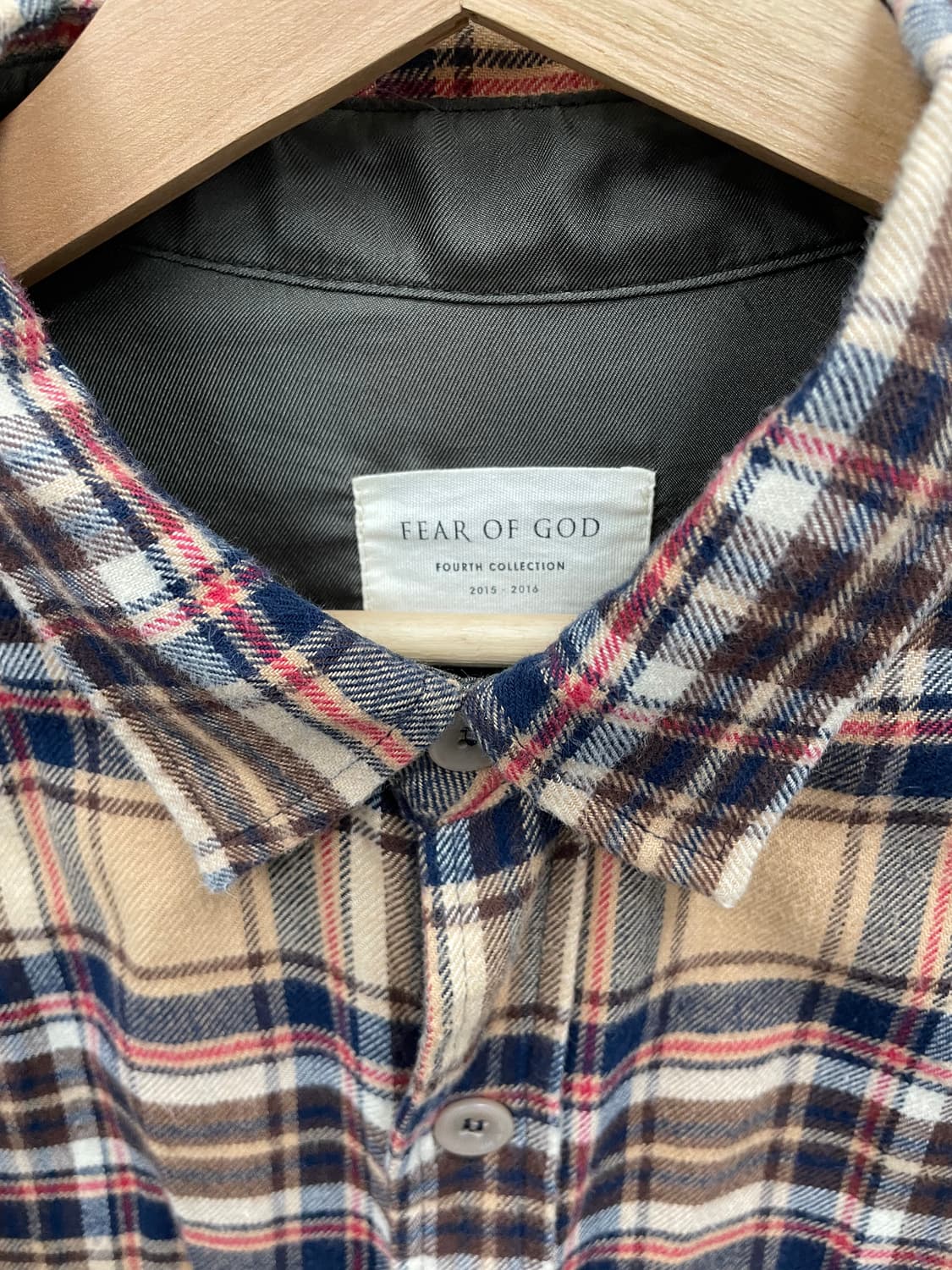 Fear of God 4TH COLLECTION 체크셔츠 브라운 L 상품이미지2