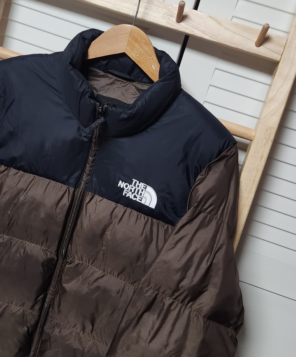 노스페이스 브라운 에코 눕시 패딩 자켓 상품이미지4