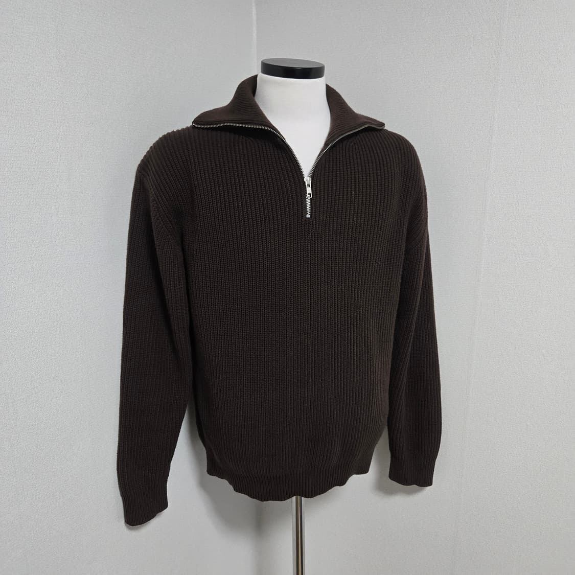 키뮤어 브라운 하프집업 니트 / 남성 니트/ 남자 니트  상품이미지6