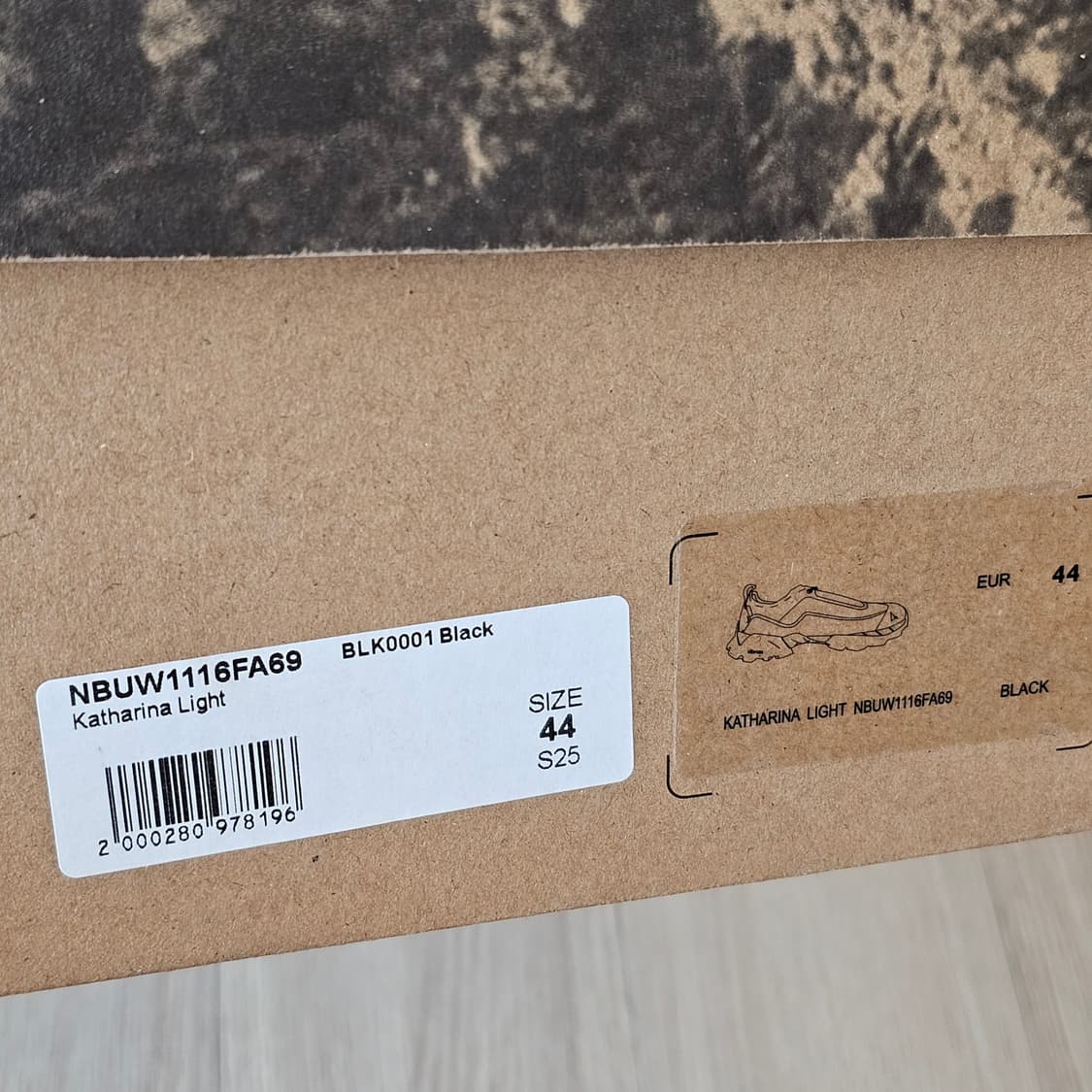 280 44 새제품) 로아 카타리나 라이트 블랙 구동화 트레킹화 비브람 상품이미지8