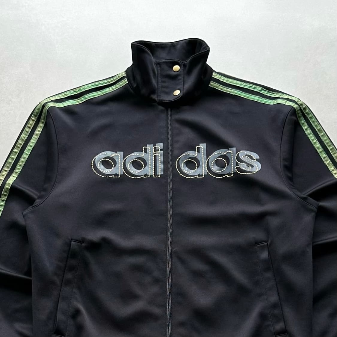 [L]아디다스 y2k 그린 블랙 트랙탑 져지 상품이미지2