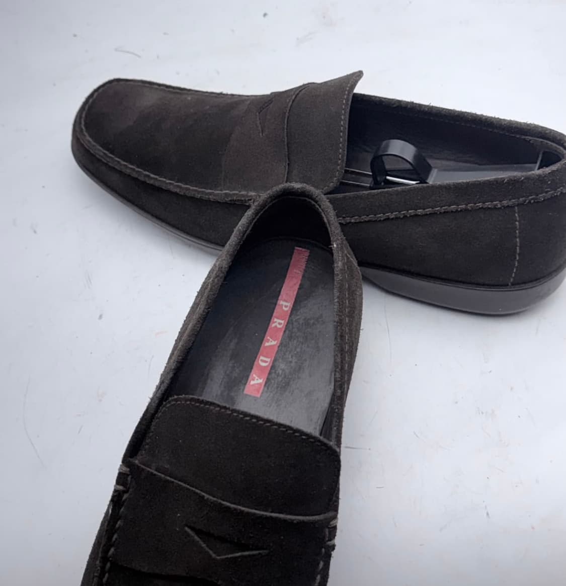 프라다 리네아 로사 스웨이드 로퍼 275 상품이미지7