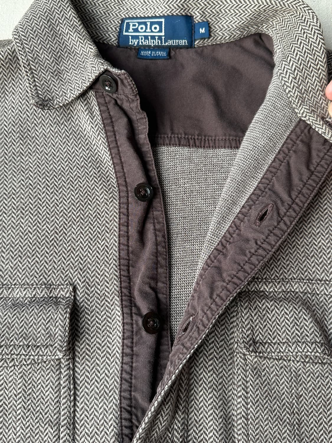 폴로 랄프로렌 헤링본 폴로셔츠 M 상품이미지6