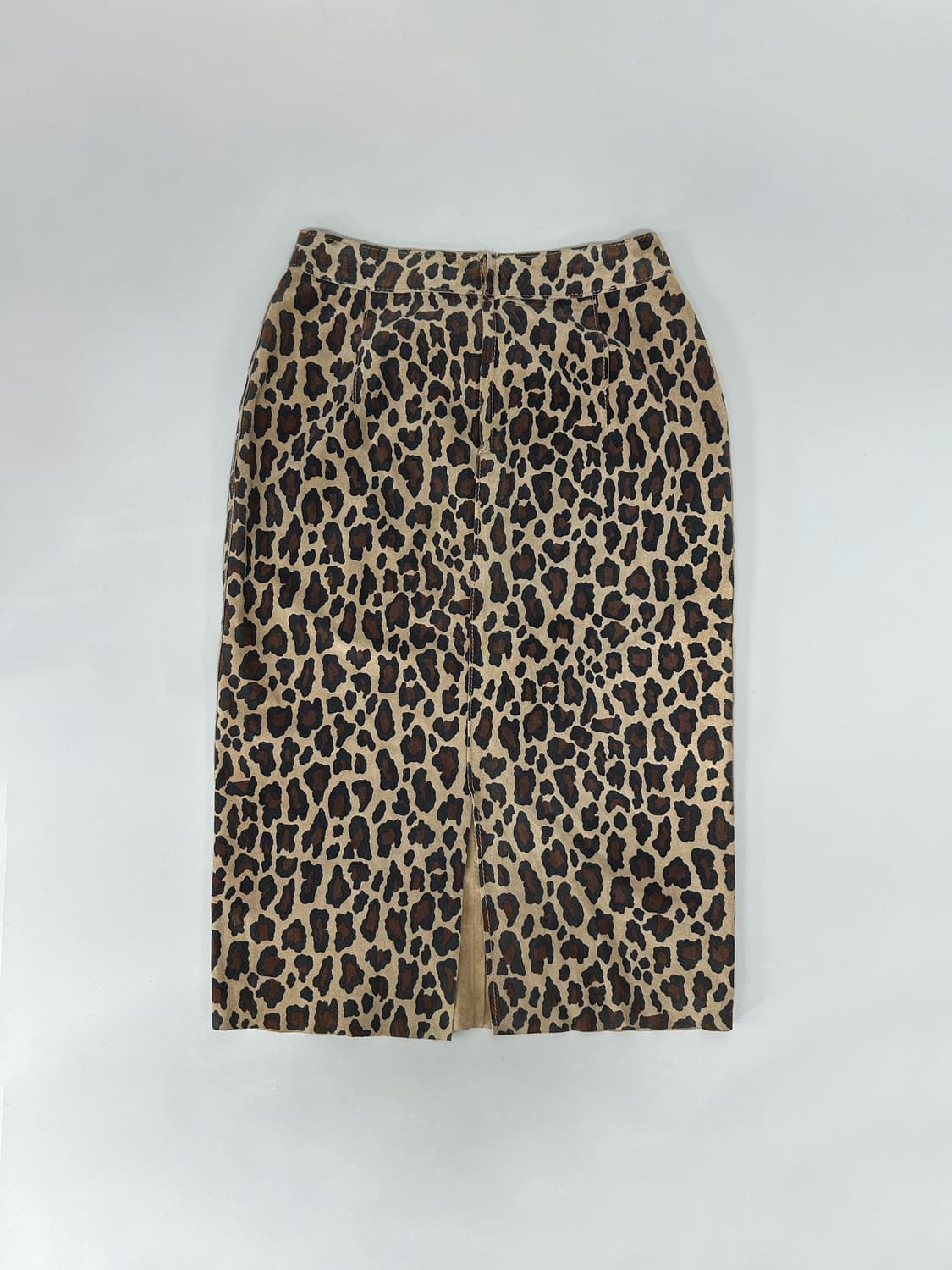 돌체앤가바나 레오파드 베라펠레 가죽 스커트 상품이미지5