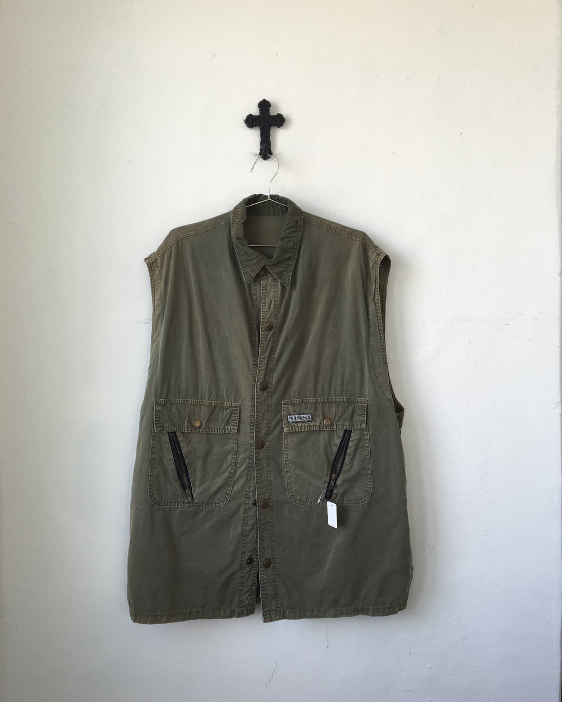 Khaki vest 상품이미지1