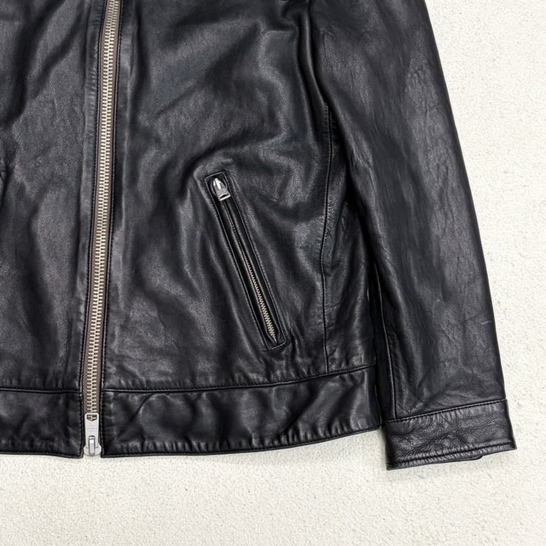 ALLSAINTS 100% 램스킨 레더 자켓 L 상품이미지2