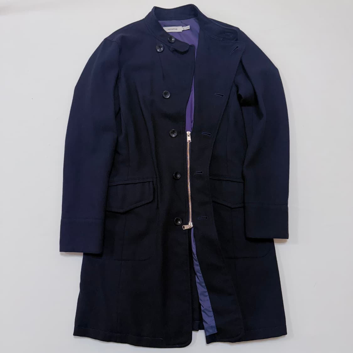 nonnative 논네이티브 울나일론 라이트멜튼 포터 코트 상품이미지2