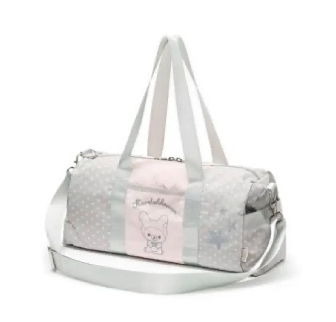 허그유어스킨 코리락쿠마 멀티 더플백 핑크 그레이 상품이미지1