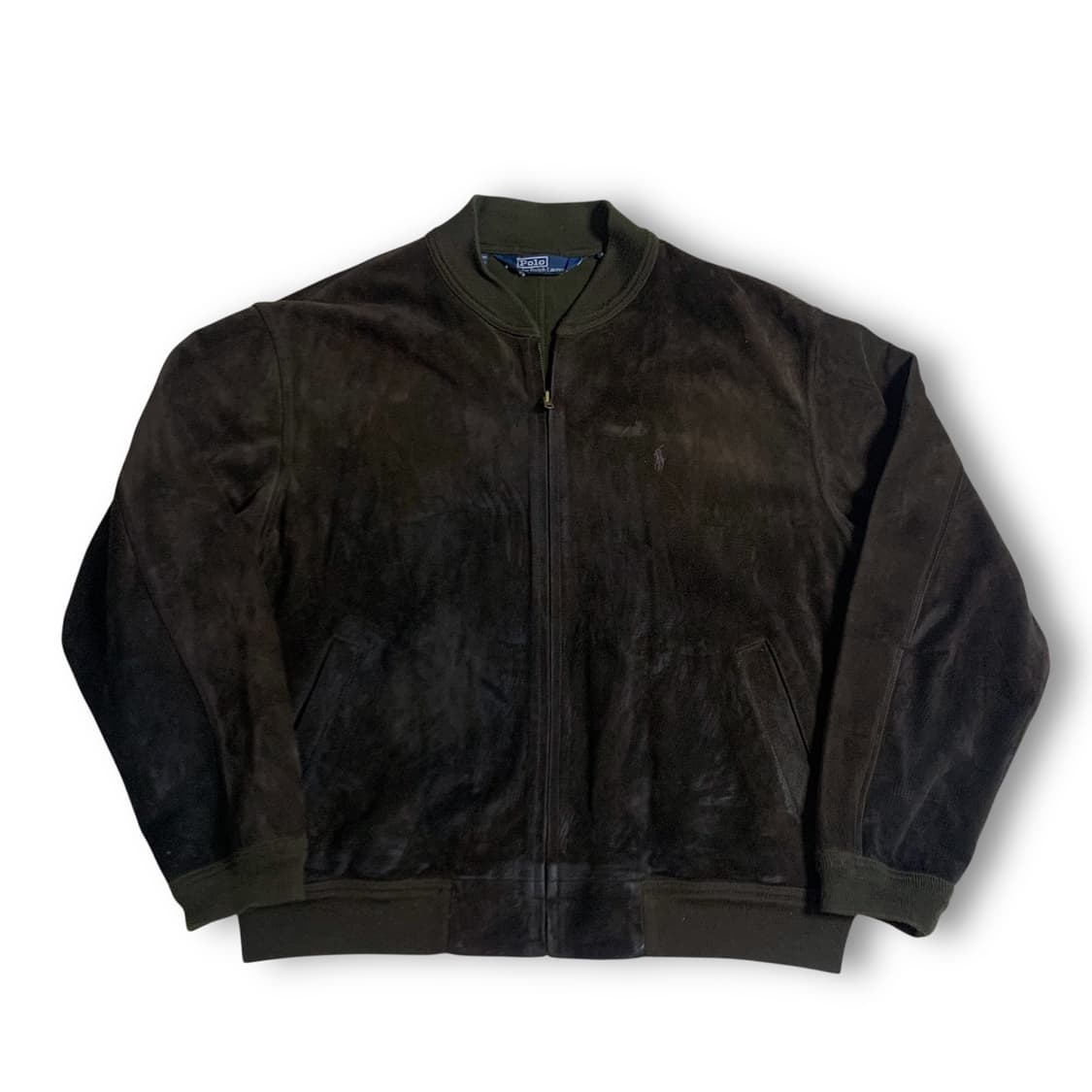 [XL] 90s Polo suede jacket dark brown 상품이미지1