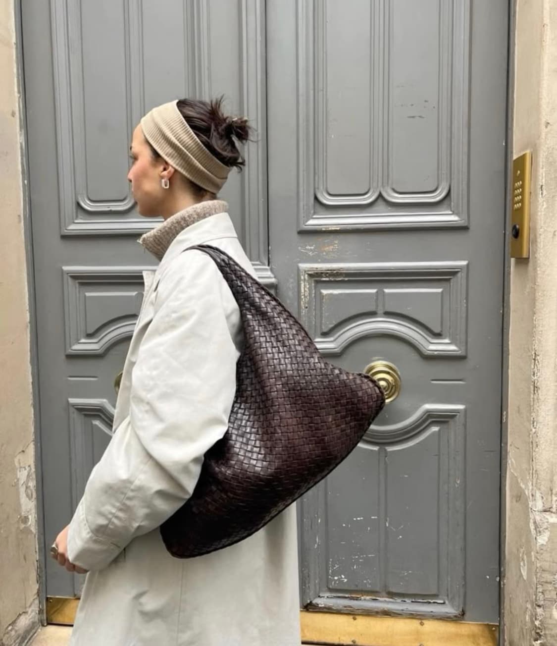 [A+ 정품] 보테가베네타 호보백 라지 브라운  상품이미지9