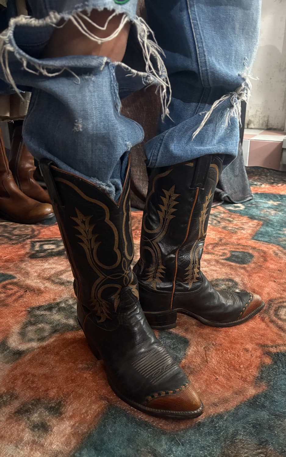 TTF✳️1990's 토니라마 웨스턴부츠 상품이미지1