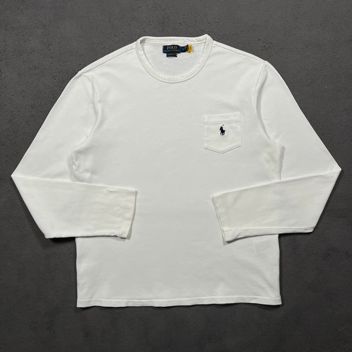 폴로 신형 포켓 화이트 롱슬리브 상품이미지2