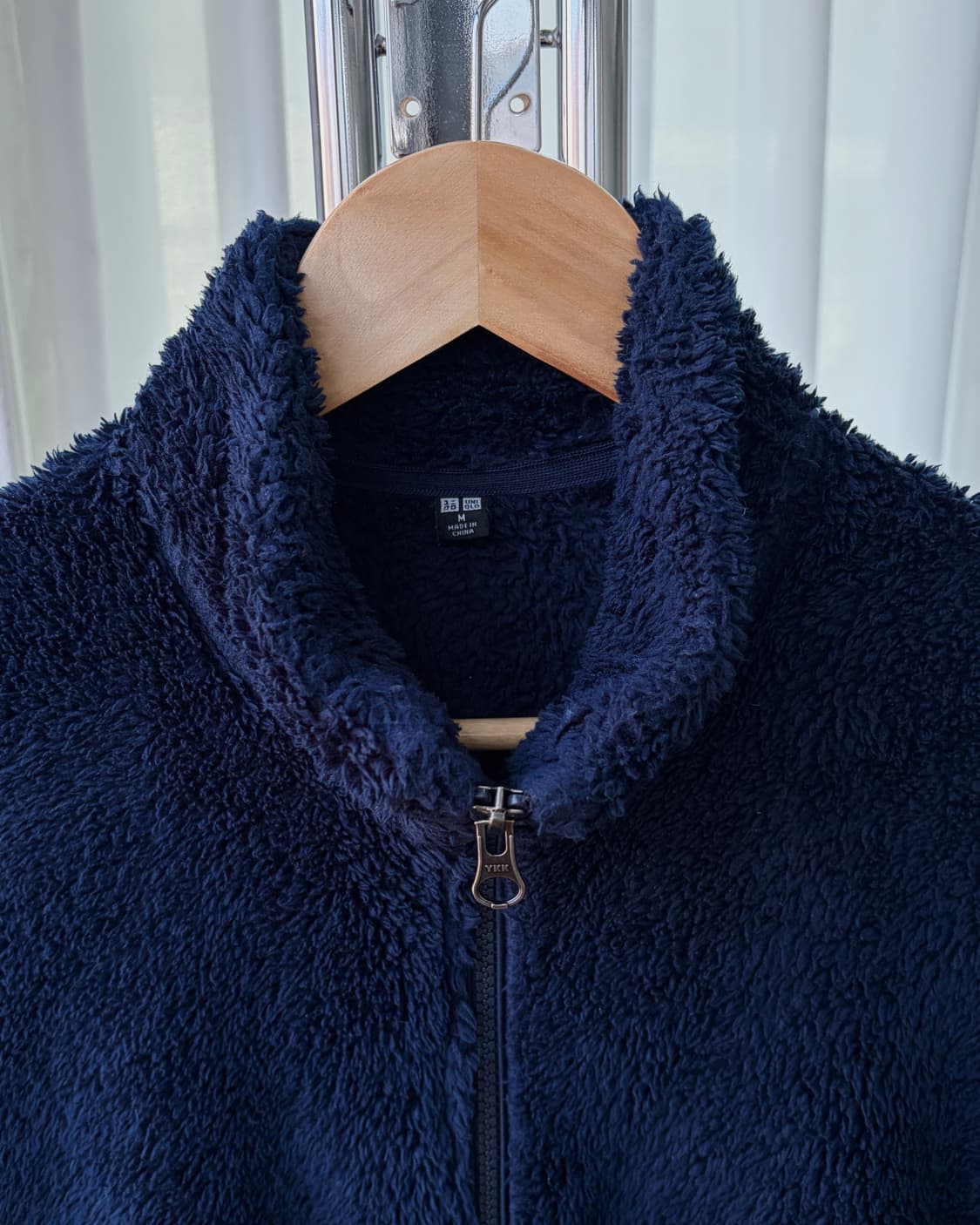 [M]유니클로 네이비 후리스 집업 자켓 상품이미지7