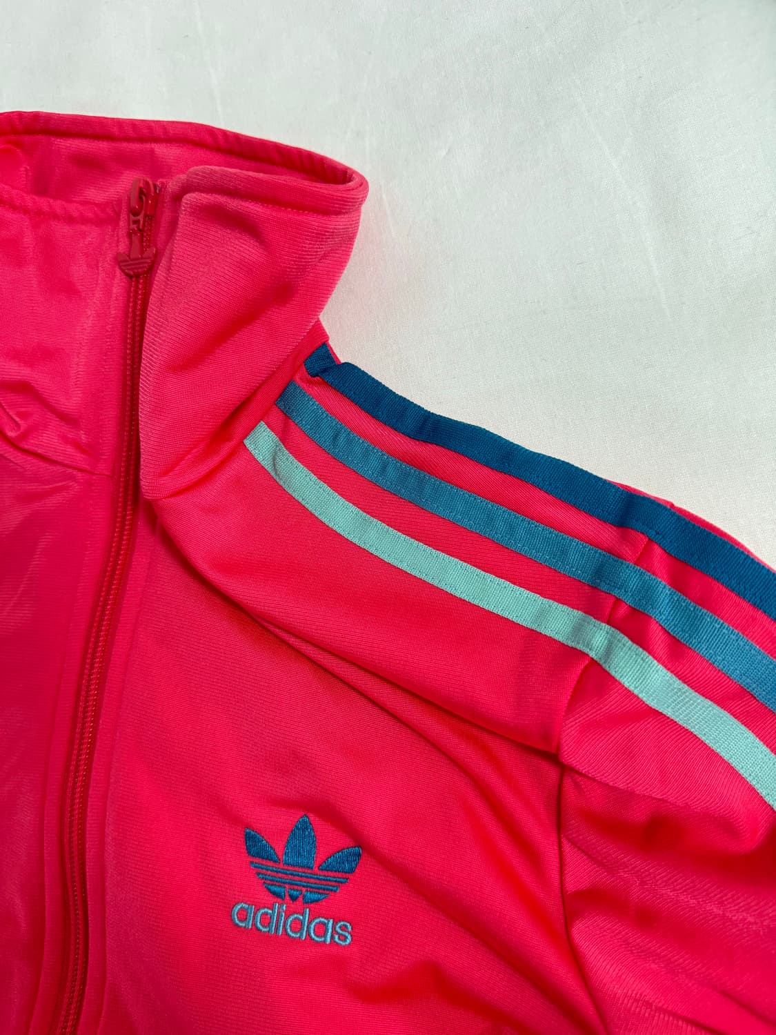 아디다스 핑크 백로고 트랙탑 져지 XS <249> 상품이미지3