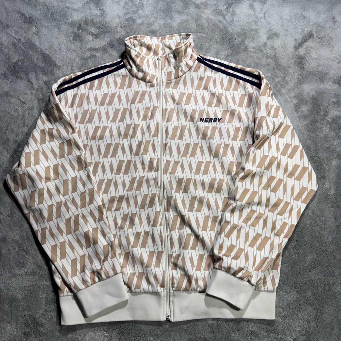 널디 패턴 트랙탑 져지 상품이미지1