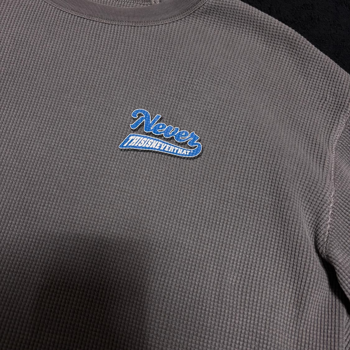 S 디스이즈네버댓 차콜 와플 롱슬리브 상품이미지3