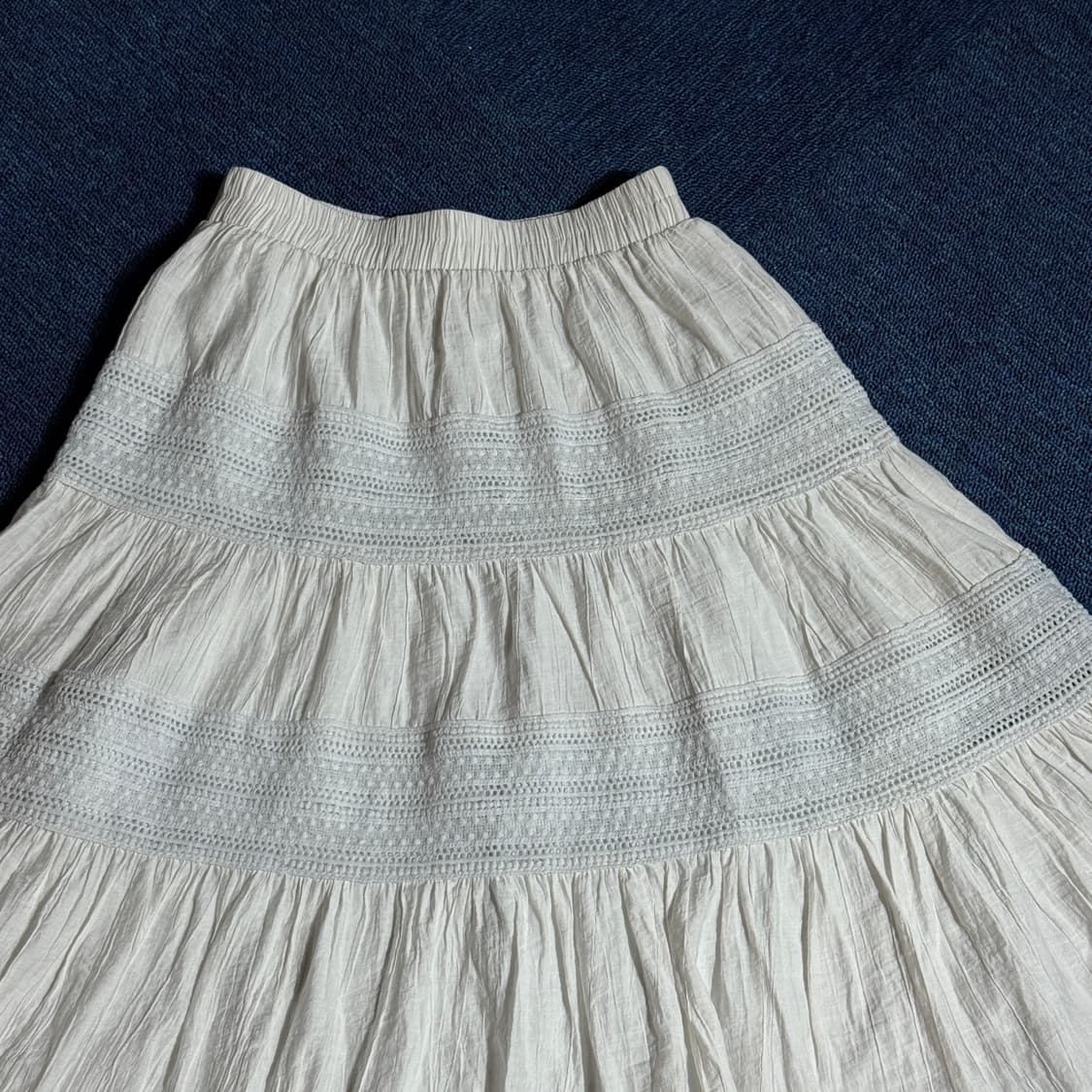 모리걸 화이트 프릴 스커트 상품이미지2