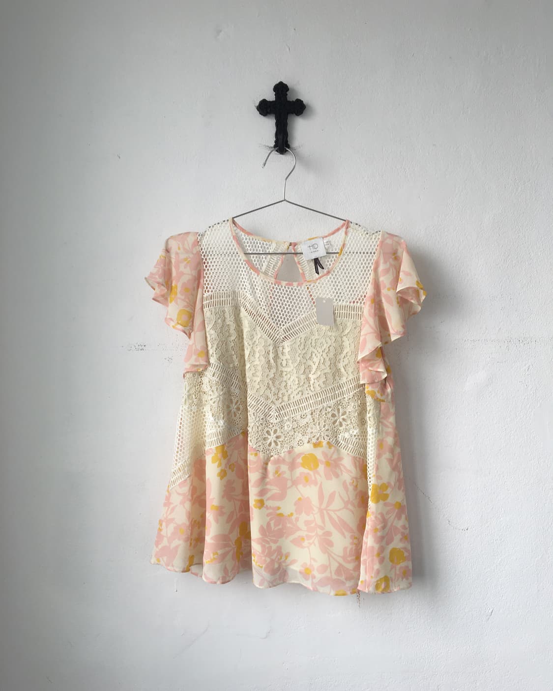 Layer mixed point top 상품이미지2