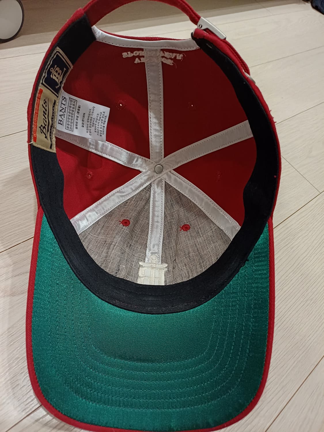 반츠 레드 볼캡 상품이미지4