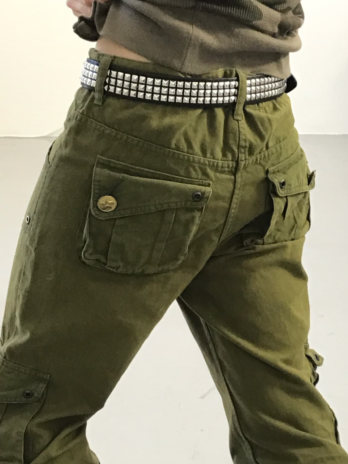 Jpn Y2k Military Cargo Pants – S 상품이미지3