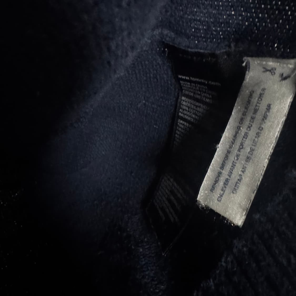 타미힐피거 스몰로고 풀오버 니트집업 상품이미지4