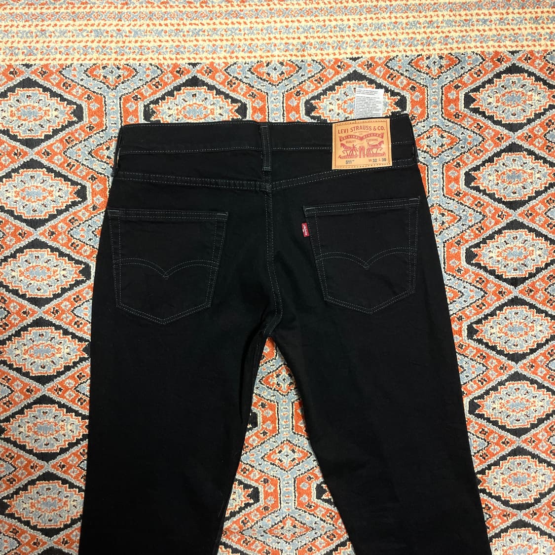 리바이스511 블랙 데님팬츠 남성32/30 상품이미지5